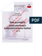 Edoc.site Culegere Grile Admitere Medicina Utm 2015pdf Titu Maiorescu