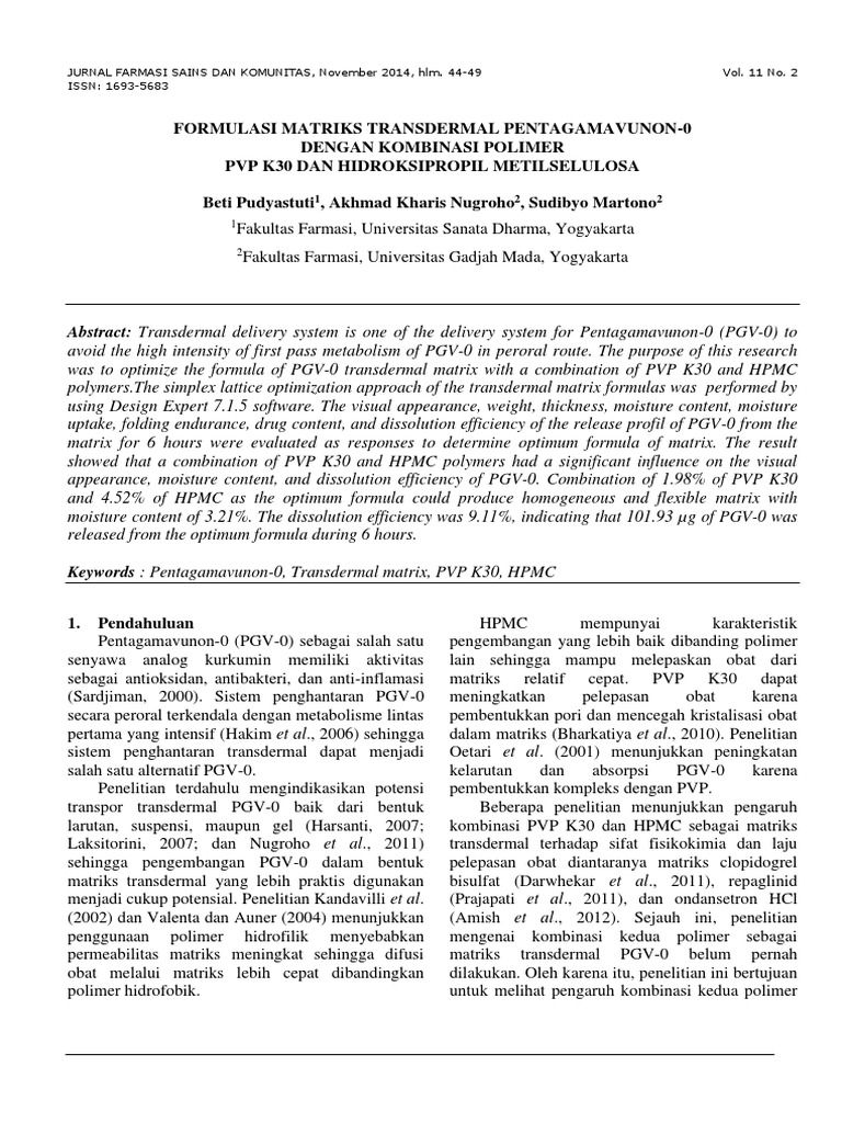Formulasi Matriks | PDF
