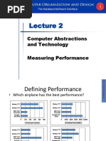 Computer Abstractions and Technology Measuring Performance