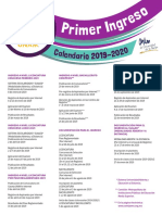 Primer Ingreso 2019 UNAM