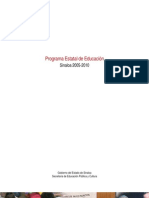 Programa Estatal de Educación: Sinaloa 2005-2010