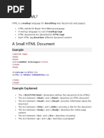 What Is HTML Part1