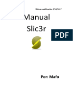 Manual Slic3r by Mafo