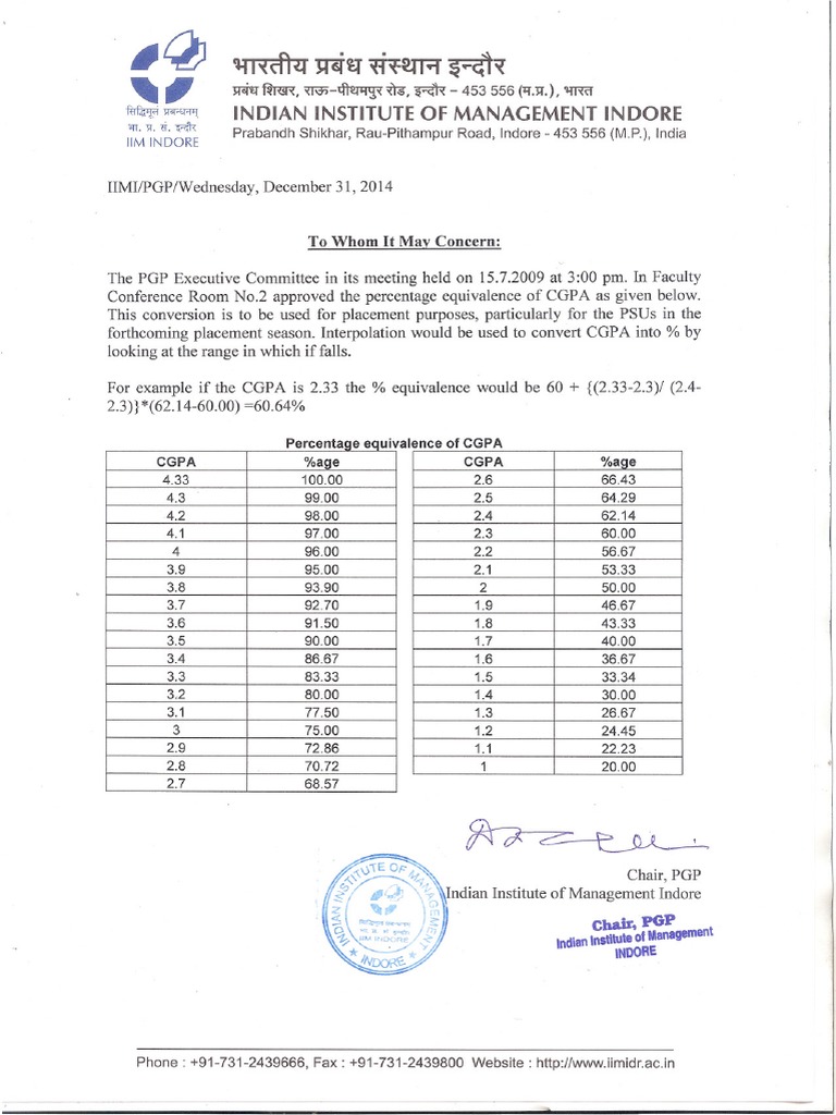 Cgpa conversion pdf pdf