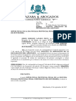Apliacion de Declaracion - AGRAVIADO - MP