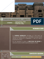 Tendencias Nacionalistas y Arquitectura Con Identidad - Lima PDF