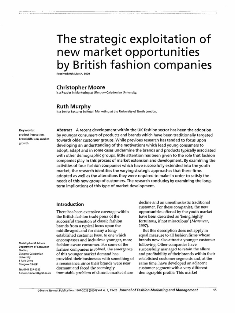 The Strategic of Exploitation Brand Retail