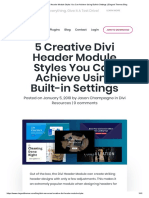 5 Creative Divi Header Module Styles You Can Achieve Using Built-in Settings _ Elegant Themes Blog.pdf