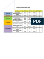 Cronograma Mantenimiento Dic 2018