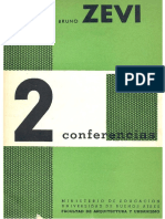Bruno Zevi: "2 Conferencias" (Reedición Digital)