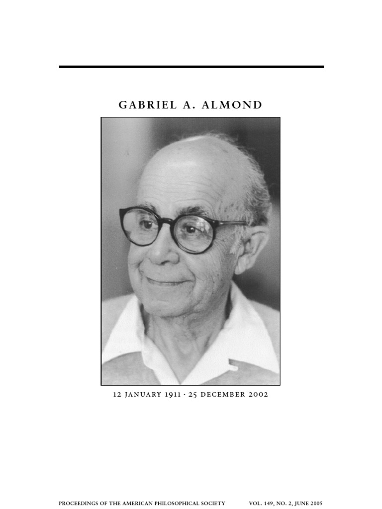 Almond | PDF | Political Science | Academia