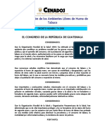 Ley de Creación de Los Ambientes Libres de Humo de Tabaco PDF