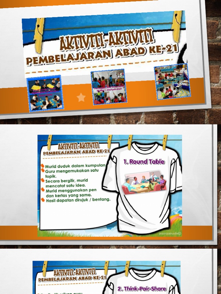 Aktiviti Pembelajaran Abad Ke 21 Pdf