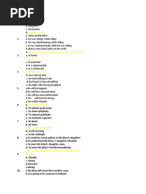 Soal Bhs Inggris Kelas Xi 070518 Classroom Major Depressive Disorder