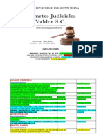 Catalogo de Propiedades del Distrito Federal de Remates Judiciales Valdor