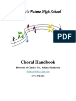 Ashley's Future High School: Choral Handbook