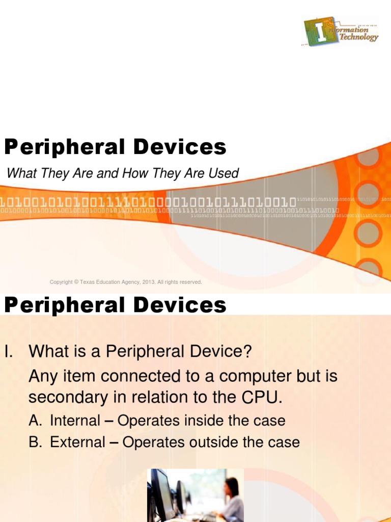 3.02 Peripheral Devices | PDF | Input/Output | Digital Data