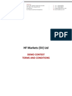 HF Markets Demo Contest Terms