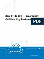 GERAN ZGB-01!03!001 Emergency Call Handling Feature Guide