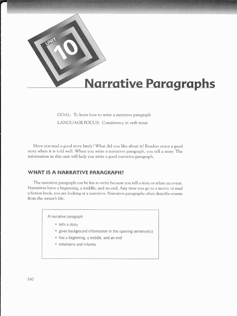 Eng 101 Narrative Paragraphs Pdf Pdf Narrative Paragraph