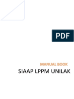 Buku Manual Siapp LPPM Unilak