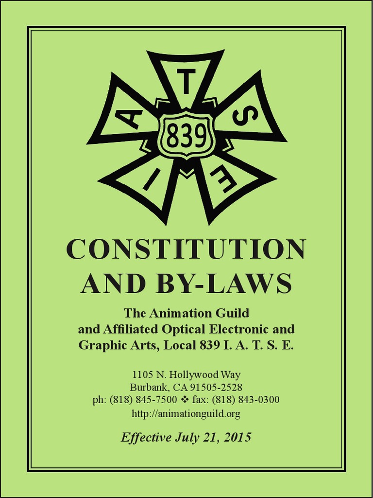 Constitution And By Laws Board Of Directors United States