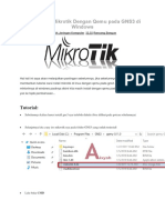 Cara Install Mikrotik Dengan Qemu Pada GNS3 Di Windows