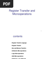 Register Transfer and Microoperations