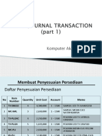 Part 5 - Entry Journal Transaction