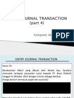 Part 5 - Entry Journal Transaction