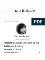 Sânziana Batiște - Wikipedia