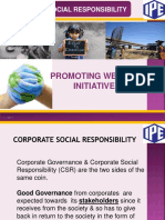 Promoting Welfare Initiatives: Corporate Social Responsibility