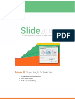 Slope Angle Optimization for Open Pit Mine Stability