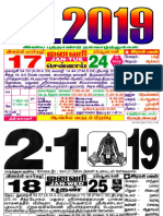 Dinasari calendar 2019