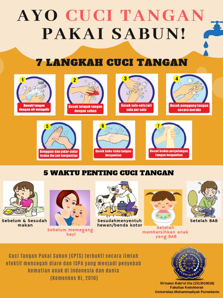 30+ Ide Poster Cuci Tangan Pakai Sabun Pdf - Juustement