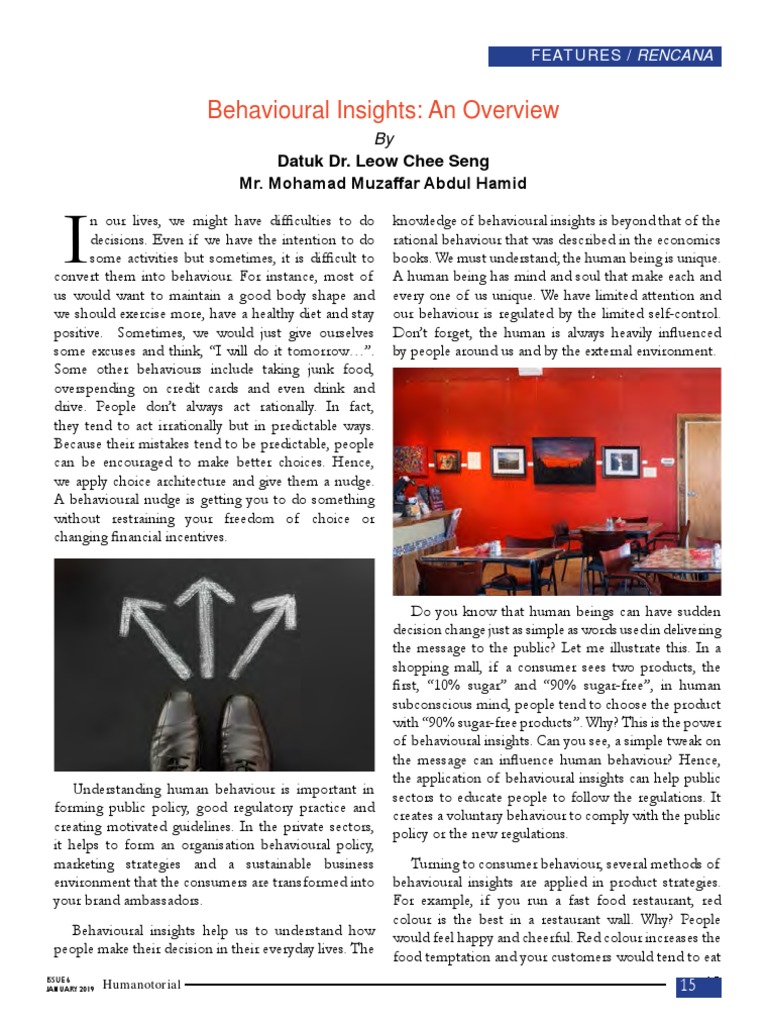 Behavioural Insights An Overview Pdf Randomized Controlled Trial