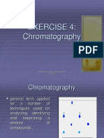 Exercise 4: Chromatography: Powerpoint Presentation Prepared by B.C.N. Remillion