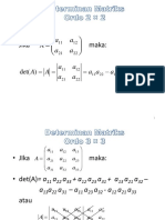 (Ppt-8) Determinan Matriks Bujur Sangkar