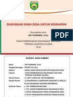 Dukungan DD Untuk Kesehatan