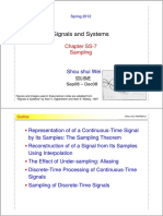 Signals and Systems: Chapter SS-7 Sampling