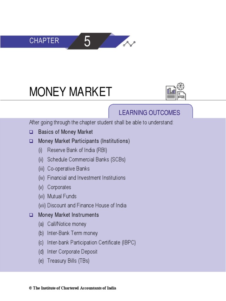 Money Market Learning Money Market Reserve Bank Of India