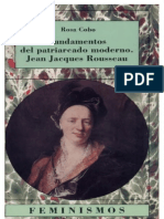 Fundamentos Del Patriarcado Moderno - Jean Jacques Rousseau