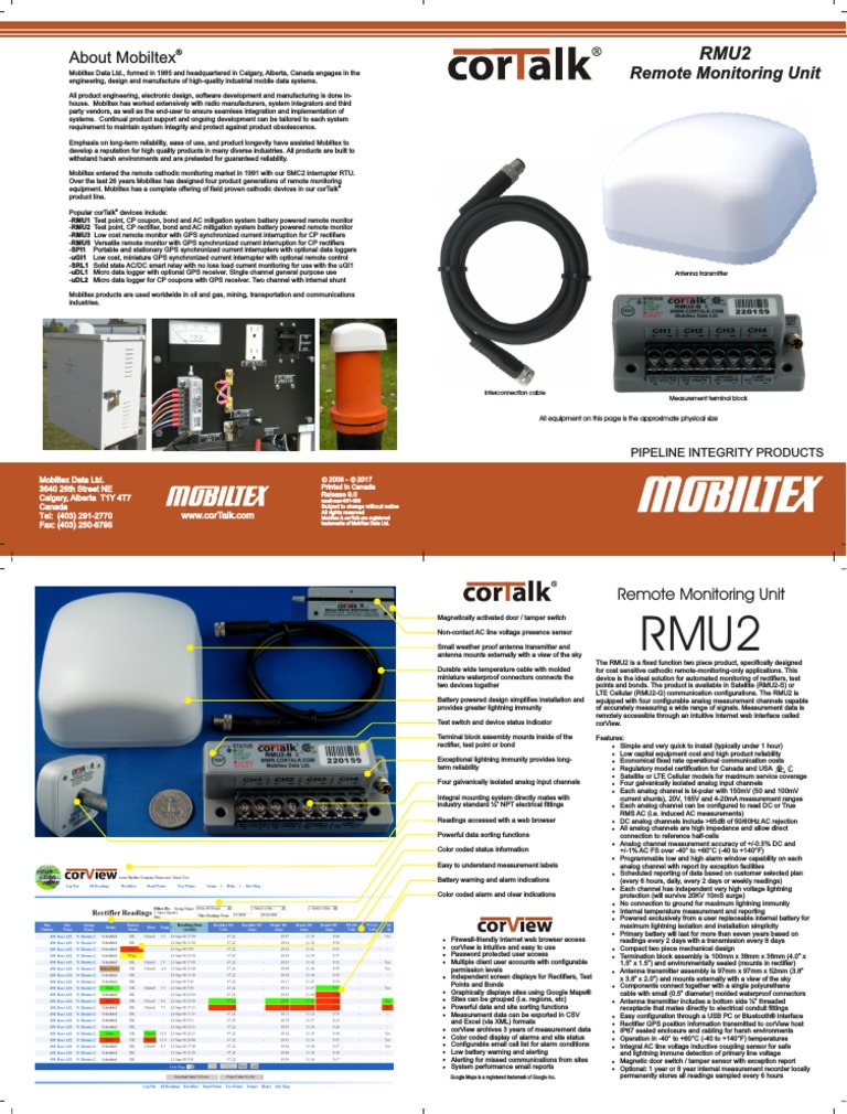 About Mobiltex: Remote Monitoring Unit | PDF | Electrical Connector ...