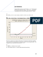 Chapter 8 Exercise Solutions CUSUM Charts