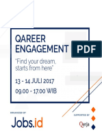 Qareer Engagement Day: "Find Your Dream, Starts From Here"