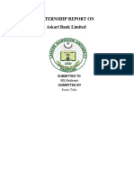 Internship Report On Askari Bank