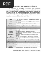 Conectores Ou Articuladores Do Discurso