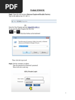 Prolink H5004NK: Step1: Open The Web Browser (Internet Explorer/Mozilla Firefox)