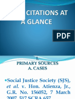 Legal Citations at A Glance