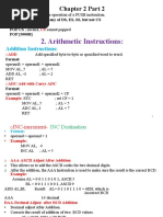 Chapter 2 Instruction Sets of 8086 Part 2